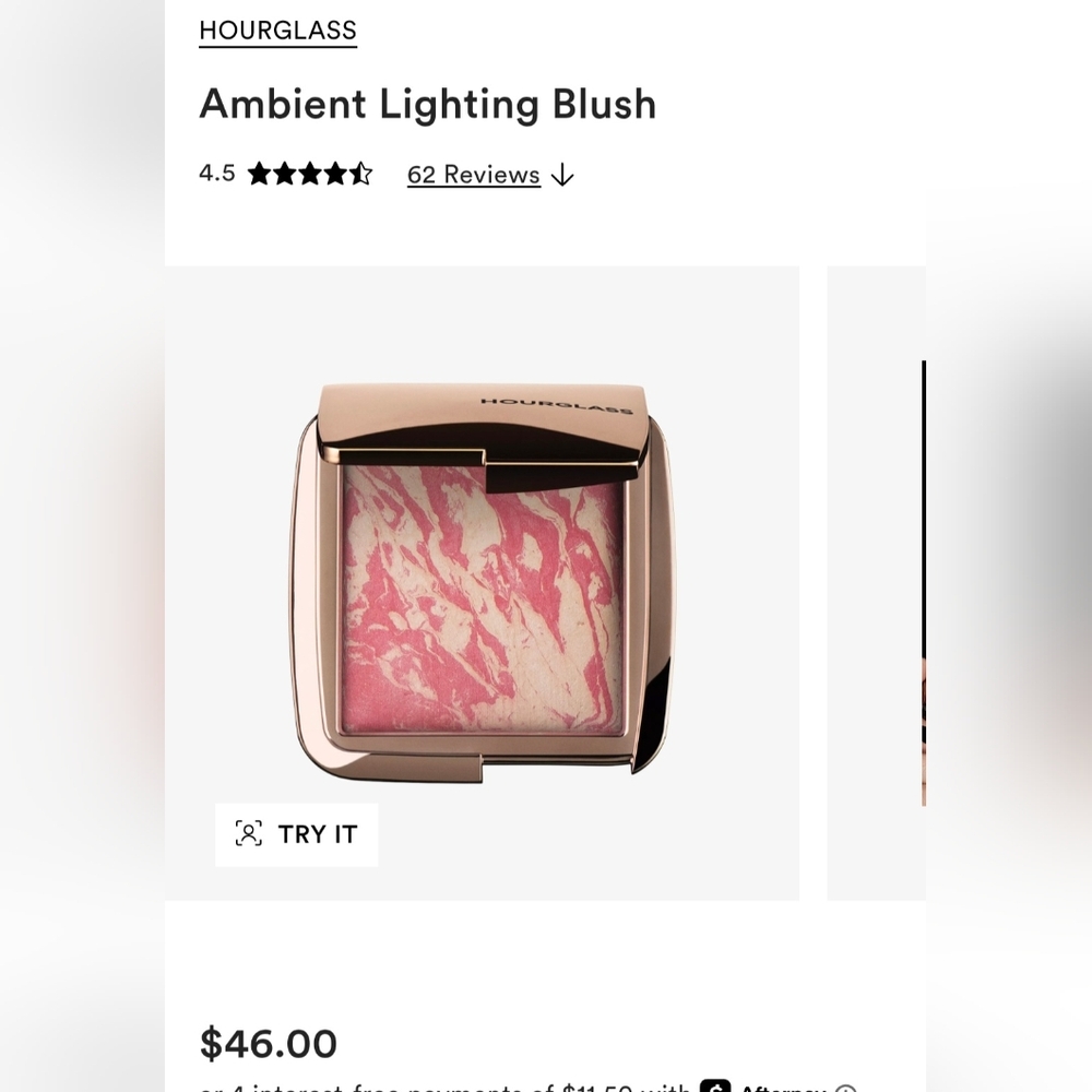 Hourglass Ambient Lighting Blush Diffused Heat